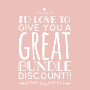 BUNDLE & SAVE! Let's make a deal :)
